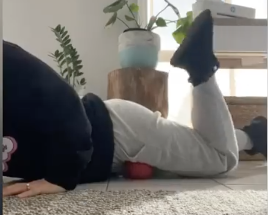 trigger point self massage for runners hips